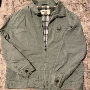 Eddie Bauer Men's Olive/ light green Lightweight Jacket